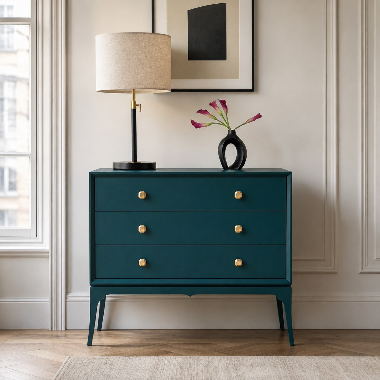 BENNETT 3 DRAWER NIGHTSTAND - Image 5