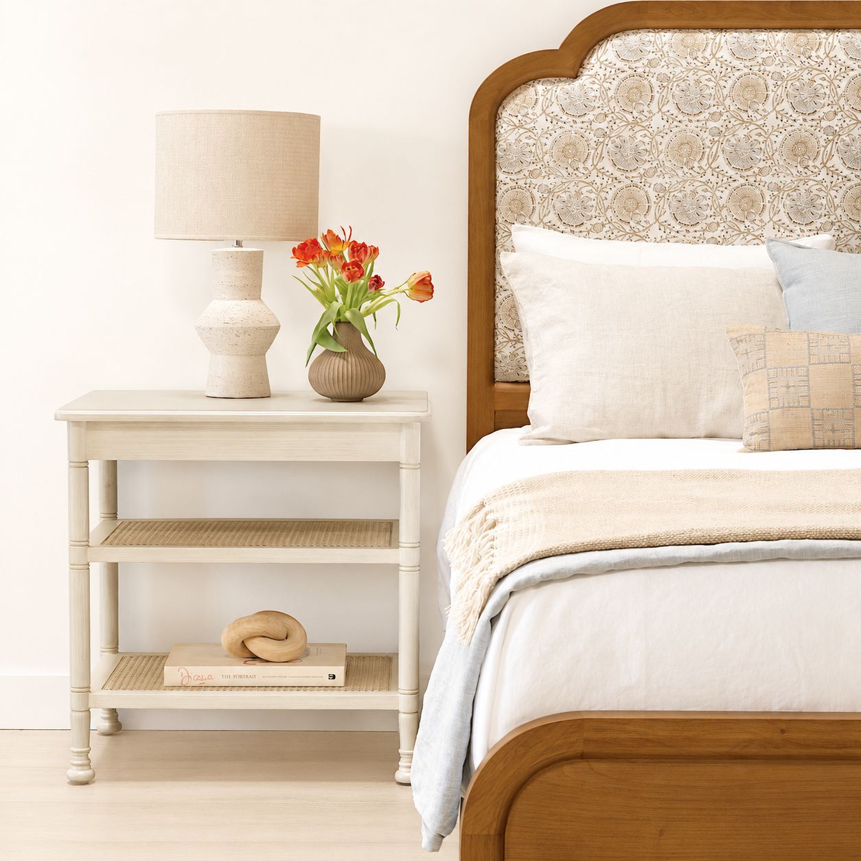 WELLESLEY CANE SIDE TABLE - Image 6