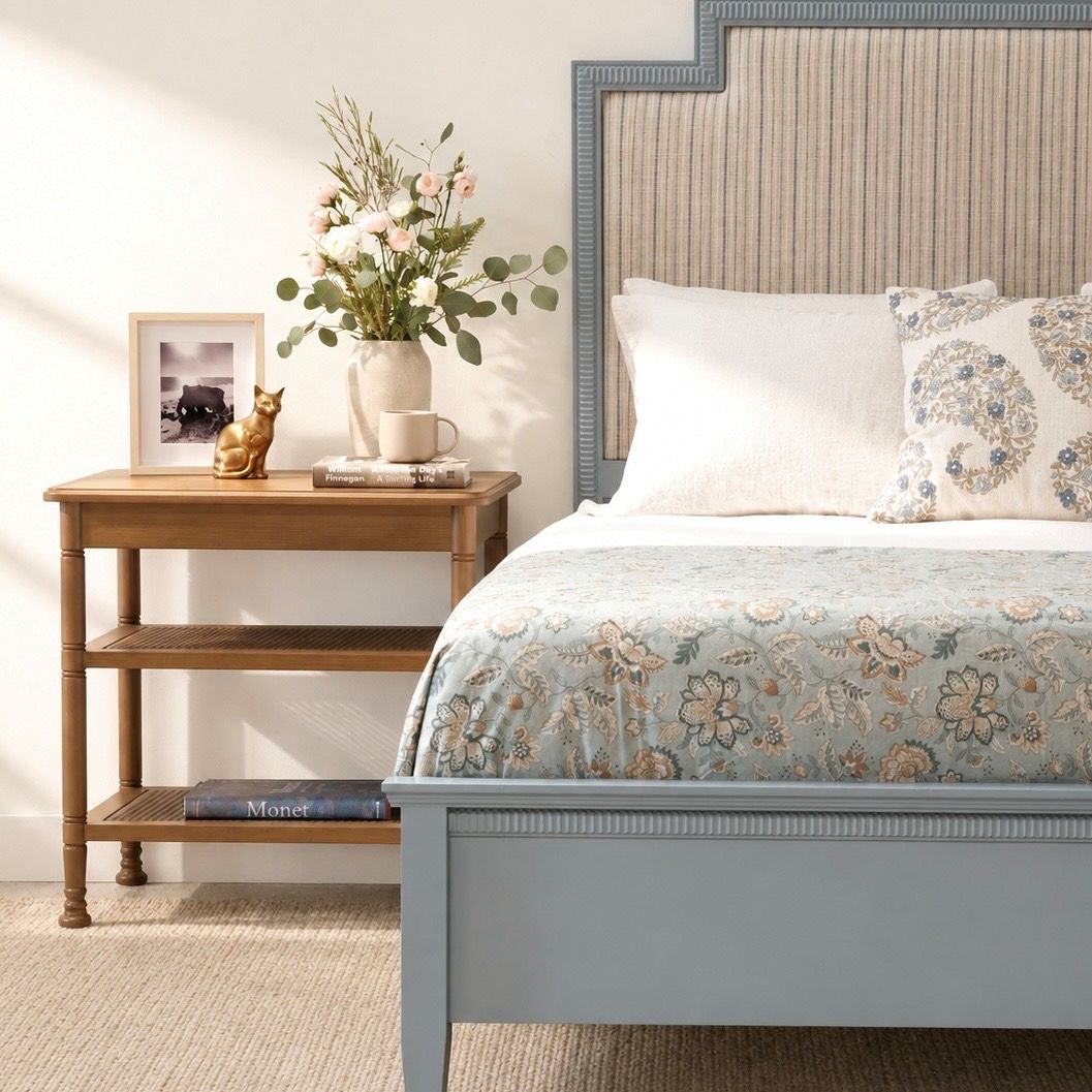 WELLESLEY CANE SIDE TABLE - Image 5