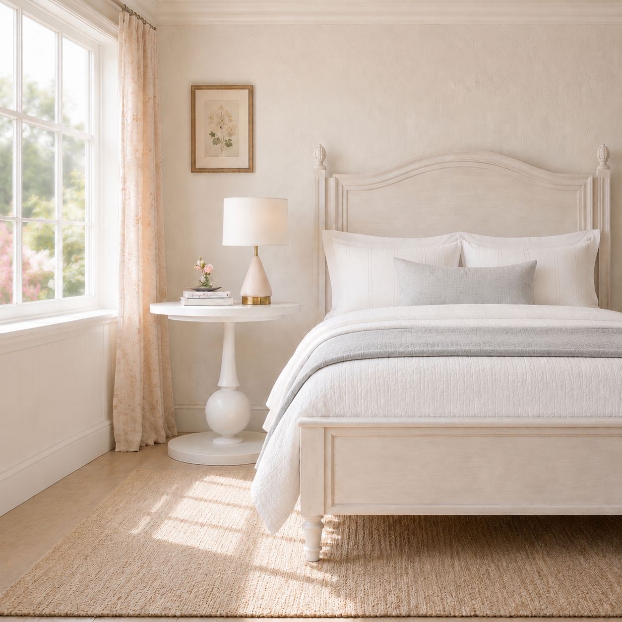ISABELLA WOOD PANEL BED LUXE - Image 5