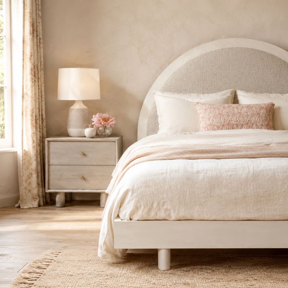 PHOEBE UPHOLSTERED PLATFORM BED - Image 4