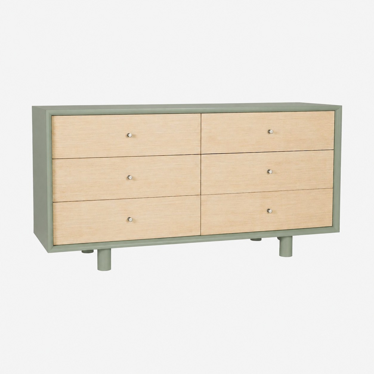 ZOE 6 DRAWER DRESSER WITH VENEER - Image 2
